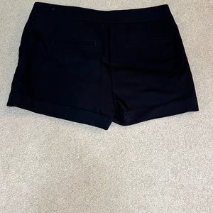 Express black womens shorts- dress pant material size 8